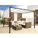 Beliani Pérgola de jardín PARGA 310x310 Bege