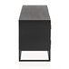 Móvel Tv De Madeira 2 Portas E 1 Gaveta Com Base De Metal Preto