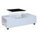 Mesa de centro elevável branco SAM Mesa de centro elevável branco SAM Branco/ Preto