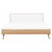 Beliani Cama com LED MDF SERRIS 168x215 Castanho