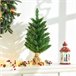 Árvore de Natal PVC, 100%linen, cement HOMCOM, casa - natal Verde