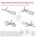 Árvore de Natal PVC e Aço HOMCOM, casa - natal Verde