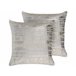 Beliani Almofada decorativa OUJDA 50x50 Cinza