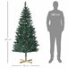 Árvore de Natal HOMCOM 830-747V01GN Verde Escuro