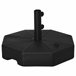 Base Chapéu de Sol HDPE, Metal Outsunny 60x60 Preto