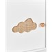 Beliani Estante CLOUDY Branco/ Madeira