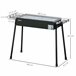Barbecue a Carvão Aço Inoxidável e Metal Galvanizado Outsunny Preto