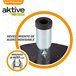 Base para guarda-sol circular Aktive antracite 41-51 mm Cinza