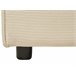 Beliani Cama com estrado Bombazine LINARDS 210x242 Bege