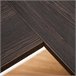 Secretária de Canto MDF HOMCOM, escritório - secretárias 136x130 Preto