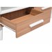 Beliani Mesa de centro ALLOA 60x100 Castanho