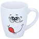 Caneca SONRISAS sortido 300ml material de grés Branco