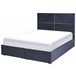 Beliani Cama baú Veludo VERNOYES 148x214 Preto