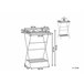Beliani Mesa de apoio ANCUD 53x40 Branco