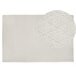 Beliani Pelos curtos ERZIN 140x200 Branco/ Bege