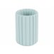 Beliani Conjunto de accesorios de baño GORBEA Azul Claro