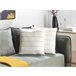 Beliani Almofada decorativa MILAS Branco