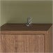 Armário de banho com 2 portas BZR34-PF SoBuy 20 Castanho
