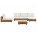 Beliani Conjunto lounge VARALLO Dourado