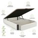 Sommier rebatível luxo S-Max 3D 135x190 Branco/cinza