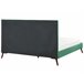 Beliani Cama com estrado Veludo BAYONNE 191x212 Verde