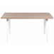 Beliani Mesa de jantar LENISTER 90x150 Branco