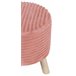 Puff redondo LOUISE 35x40cm Rosa