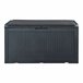 Arca de exterior Atella 380 L com almofada Preto