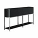 Aparador Sala Djimsit 150 Preto/ Inox
