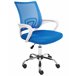 Beliani Cadeira de escritório SOLID Azul