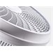 Ventilador industrial 110 W com 5 lâminas e 3 velocidades Branco