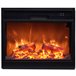 Lareiras eléctricas PANAREA 1500W com comando à distância incluídas, Preto Preto
