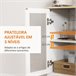 Aparador MDF e Melamina de Madeira HOMCOM Branco