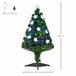 Árvore de Natal PVC e Metal HOMCOM, casa - natal Verde