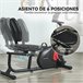 Bicicleta Estática Aço e ABS SPORTNOW Preto