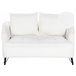 Beliani Sofá de 2 lugares Bouclé HOBRO Branco