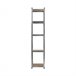 Pack 3 Prateleiras Modulares com 5 Prateleiras Ajustáveis ​​O91 Cinza