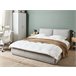 Beliani Cama Poliéster VINAY 176x233 Areia