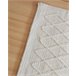 Beliani Pelos curtos ERZIN 160x230 Branco/ Bege