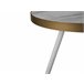 Beliani Mesa de apoio RAMONA 44x44 Dourado