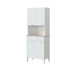 Armário de cozinha Colin 4 Portas 72 Natural/ Branco
