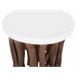 Beliani Mesa de jantar HUDSON 36x36 Branco