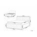 Beliani Cama com estrado Veludo ROCHEFORT 190x214 Rosa