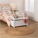 Baú de quarto infantil com tampa organizadora de brinquedos Branco