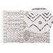 Beliani Pelos curtos ALKENT 140x200 Branco/ Bege