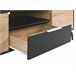 Beliani Mesa de TV ARKLEY 160 Preto