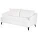 Beliani Sofá de 3 lugares Bouclé HOBRO Branco