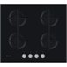 Placa a gás natural INDESIT ING 61T/BK 59cm 4 zonas em vidro Preto
