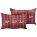 Beliani Almofada decorativa MOCHI Vermelho