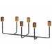 Beliani Candelabro BANGKA Preto
